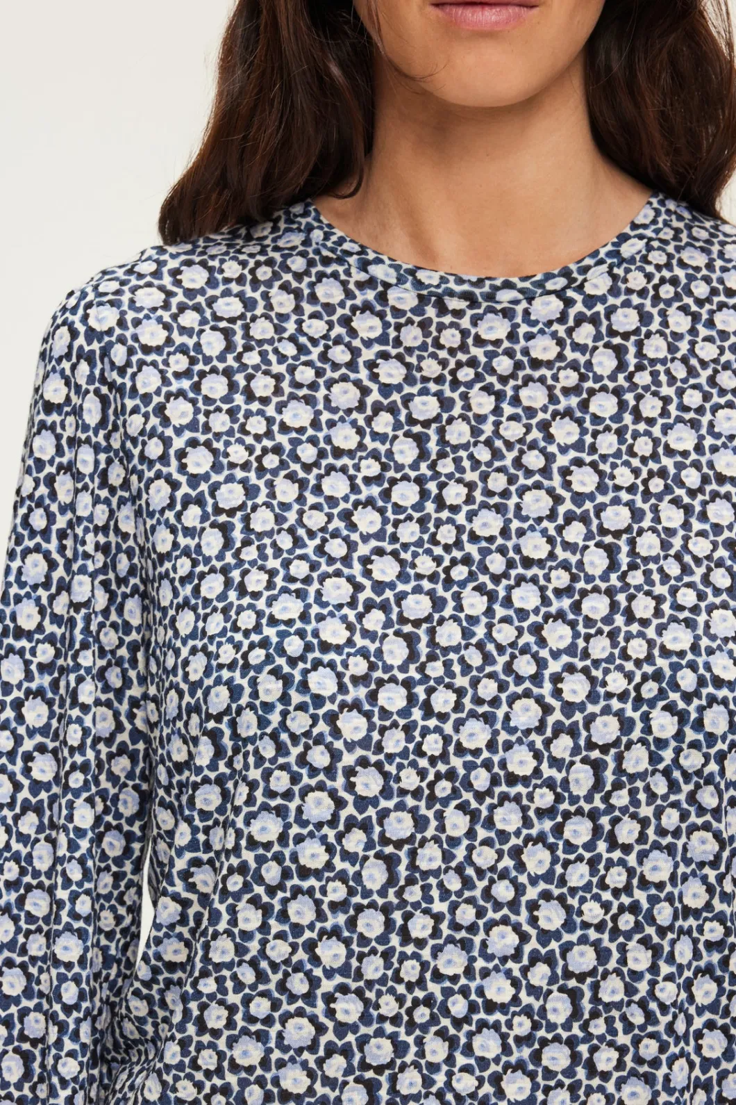 T-shirt manches longues à fleurs - ALEXANDRA | Pablo Sale