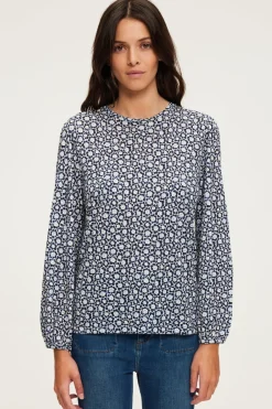 T-shirt manches longues à fleurs - ALEXANDRA | Pablo Sale