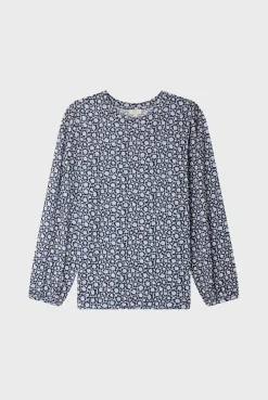 T-shirt manches longues à fleurs - ALEXANDRA | Pablo Sale