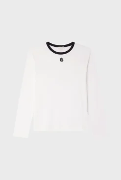 T-shirt manches longues à logo - ANNECLAIRE | Pablo Sale