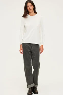 T-shirt manches longues en coton mélangé - AZLIS | Pablo Fashion