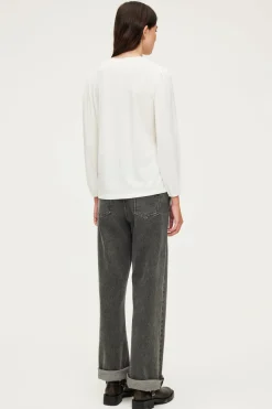 T-shirt manches longues en coton mélangé - AZLIS | Pablo Fashion