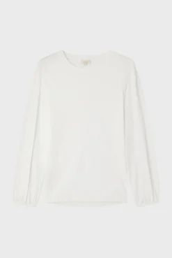 T-shirt manches longues en coton mélangé - AZLIS | Pablo Fashion