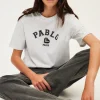 T-shirt sérigraphié en coton - AZADEE | Pablo Best Sale
