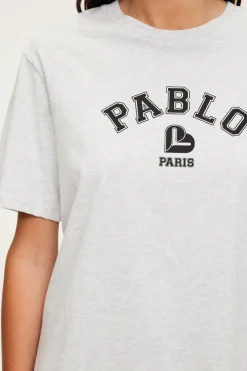 T-shirt sérigraphié en coton - AZADEE | Pablo Best Sale