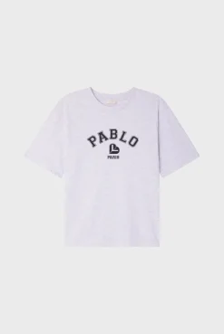 T-shirt sérigraphié en coton - AZADEE | Pablo Best Sale