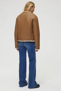 Veste en peau lainée réversible - ZOELISE | Pablo Online