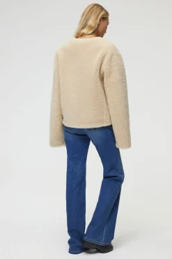 Veste en peau lainée réversible - ZOELISE | Pablo Online