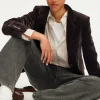 Veste en velours marron - MEGANE | Pablo Hot