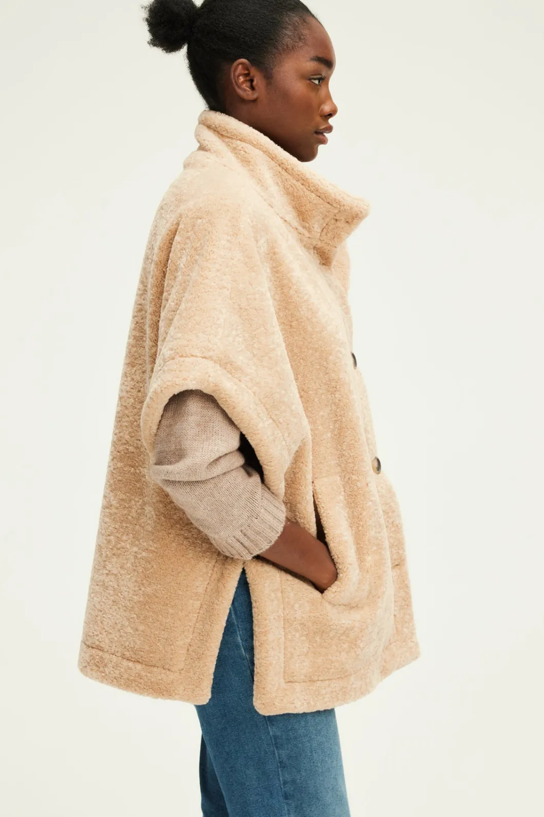 Veste sans manche en fausse fourrure - LUCILLE | Pablo Clearance