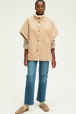 Veste sans manche en fausse fourrure - LUCILLE | Pablo Clearance