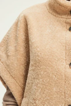 Veste sans manche en fausse fourrure - LUCILLE | Pablo Clearance