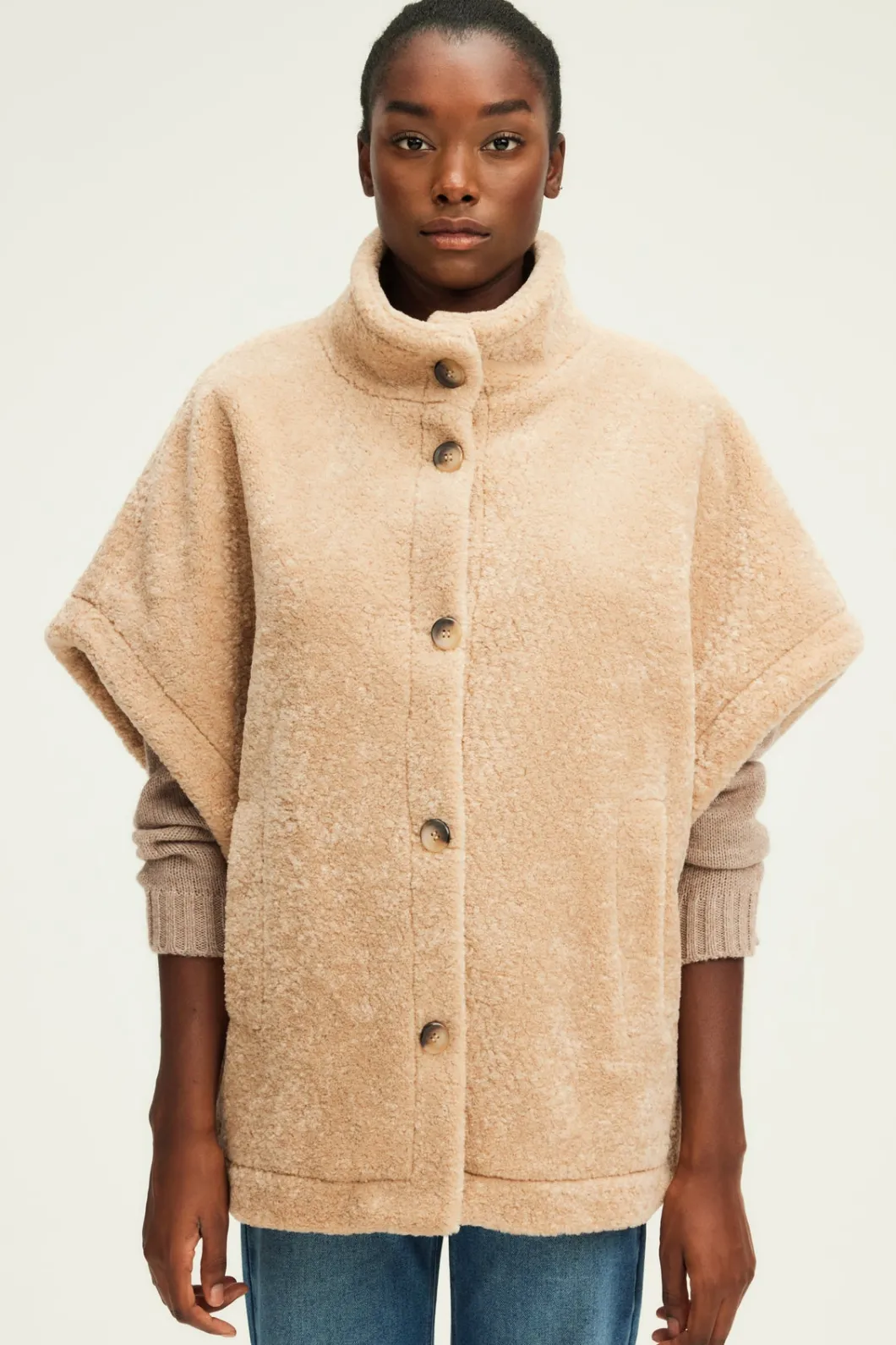 Veste sans manche en fausse fourrure - LUCILLE | Pablo Clearance